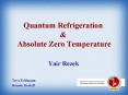 Quantum Refrigeration PowerPoint PPT Presentation