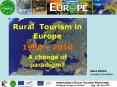 Rural Tourism in Europe PowerPoint PPT Presentation