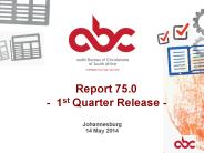 Report 75.0 - 1st Quarter Release -