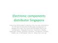 electronic connectors Singapore PowerPoint PPT Presentation
