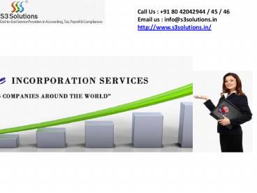 Start up Incorporation Services