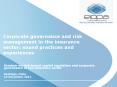 Corporate governance and risk management in the insurance sector: sound practices and experiences PowerPoint PPT Presentation