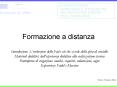 Formazione a distanza PowerPoint PPT Presentation