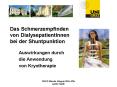 Das Schmerzempfinden von DialysepatientInnen bei der Shuntpunktion PowerPoint PPT Presentation