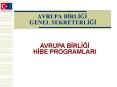 AVRUPA BIRLIGI GENEL SEKRETERLIGI PowerPoint PPT Presentation