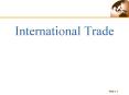 International Trade PowerPoint PPT Presentation