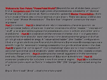 The Challenge:   To Create More Value in All Negotiations