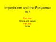 Imperialism and the Response to it PowerPoint PPT Presentation