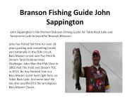 Branson Fishing Guide John Sappington