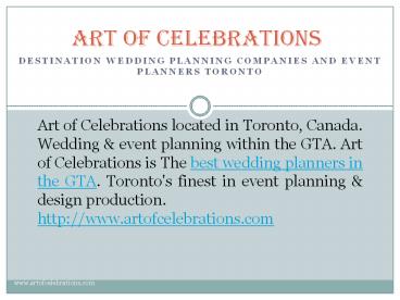 Best Wedding Planners in Toronto (1)