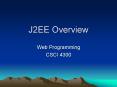 J2EE Overview PowerPoint PPT Presentation