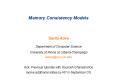 Memory Consistency Models PowerPoint PPT Presentation