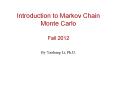 Introduction to Markov Chain Monte Carlo Fall 2012 PowerPoint PPT Presentation