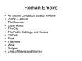 Roman Empire PowerPoint PPT Presentation