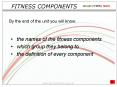 FITNESS COMPONENTS PowerPoint PPT Presentation