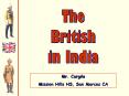 The British in India PowerPoint PPT Presentation