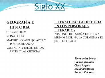 Siglo XX