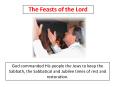 The Feasts of the Lord PowerPoint PPT Presentation
