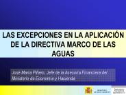 LAS EXCEPCIONES EN LA APLICACI