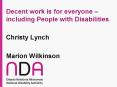 Decent work is for everyone  PowerPoint PPT Presentation