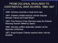 FROM COLONIAL RIVALRIES TO CONTINENTAL WAR SCARES, 1898-1907 PowerPoint PPT Presentation