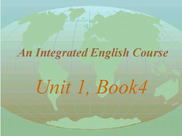 Unit 1, Book4