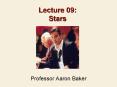 Lecture 09: Stars PowerPoint PPT Presentation