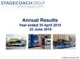 Annual Results Year ended 30 April 2010 23 June 2010 PowerPoint PPT Presentation