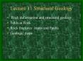 Lecture 11 Structural Geology PowerPoint PPT Presentation