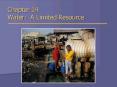 Chapter 14 Water: A Limited Resource PowerPoint PPT Presentation