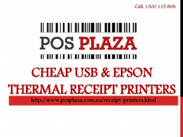 Cheap USB & Epson Thermal Receipt Printers