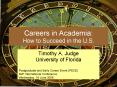 Careers in Academia: How to Succeed in the U.S. PowerPoint PPT Presentation