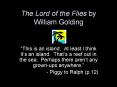The Lord of the Flies by William Golding PowerPoint PPT Presentation