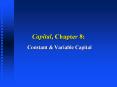 Capital, Chapter 8: PowerPoint PPT Presentation