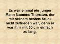 Es war einmal ein junger Mann Namens Thorsten, der mit seinem besten St PowerPoint PPT Presentation
