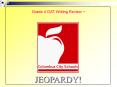 JEOPARDY! PowerPoint PPT Presentation