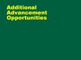 Additional Advancement Opportunities PowerPoint PPT Presentation