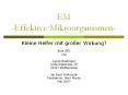 EM -Effektive Mikroorganismen- PowerPoint PPT Presentation