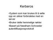 Kerberos