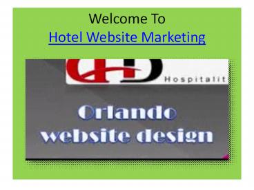 hotel website marketing