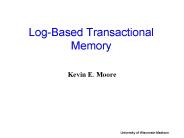 Log-Based Transactional Memory