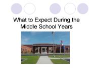What to Expect During the Middle School Years