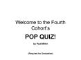 Welcome to the Fourth Cohort PowerPoint PPT Presentation