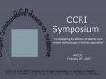 OCRI Symposium PowerPoint PPT Presentation