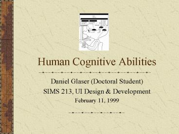 Human Cognitive Abilities