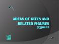 Areas of Kites and Related Figures Lesson 11.3 PowerPoint PPT Presentation