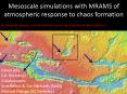 Mesoscale simulations with MRAMS of atmospheric response to chaos formation PowerPoint PPT Presentation
