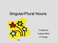 Singular/Plural Nouns PowerPoint PPT Presentation