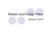 Realism and Foreign Policy