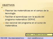 Objetivos